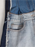 2023 New Summer Fashion Women Clothes High Waist Full Length Pants Female Denim Patchwork Jeans Long