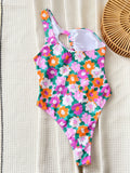 Toloer New Bikini Outside Single Swimsuit One-Piece Women's Swimsuit Print Strap Sexy Bikini D797K-Outfit