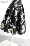 Vintage Skirts for Women High Waist A-line Slim Fit Jupe Fashion Korean Temperament Skirt 2023 Faldas Mujer De