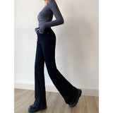 Washed High Waist Slim Flare Jeans-Outfit