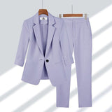 New Professional Casual Nine-Sleeve Suit Suit Women's