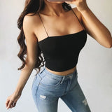 Graduation party CDJLFH 90s Y2K Brown Cami Tanks Ruched Tie Up Crop Top Women New Harajuku Cute Backless Tank Tops Sexy Halter Party