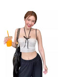 Summer New Sexy Breast Lace With Short Hanging Neck Sling Vest