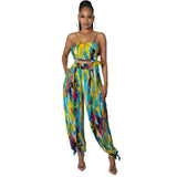 Fashion Sexy Colorful Print Two