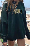 Women Sweatshirts Fashion Letter Embroidery Loose Fall Coats Soft Cotton Pullovers Casual O Neck Female