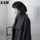 Women Casual Solid Round Dome Berets Hat New Round Dome Temperament Fashion Tide All-match Spring Autumn 2023
