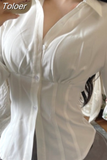 Blouse for Women Tunic Long Sleeve Shirts Y2k Clothes Korean Fashion Temperament Blouses Tops 2023 Blusas Mujer De