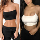Fashion Womens Summer Camis Tanks Tops Sleeveless Cotton Bustier Unpadded Bandeau Bra Vest Crop Top Seamless Bralette