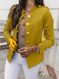 Burst Long Sleeve Rebuttoned Small Suit Short