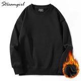 Women Vintage Sweatshirt Oversize Winter Fleece Sweatshirts Casual Green 2020 Autumn Warm Oversized Sweatshirt Women