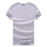 Fashion Men's T Shirt Men Casual Brand Solid Color Bottoming T Shirt Male Outdoor Perspiration