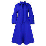 Women's 2025 New Bubble Sleeve Strap With Large Skirt High-Rise Dress Dress