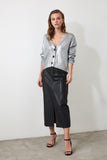 Trendyol Silver Button Detailed Cardigan