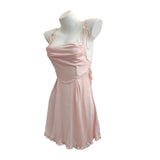 Sexy Pajamas Pure Lust Women 2025 New Summer High-End Sling Collar Large-Size Sling Chest Pad Ice Silk Berth