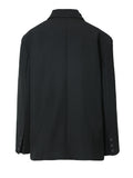 Women Black Colorful Button Big Size Blazer New Lapel Long Sleeve Loose Fit Jacket Fashion Spring Autumn 2023