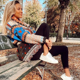 Jastie Wool Cardigan Jacket Relaxed Fit Fringe Autumn Winter Sweater For Women Long Sleeve Warm Belted Waist Boho