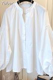 Blouse Women V-neck Puff Sleeve Folds Loose Shirts Temperament Ladies Tops Korean Elegant Blusas Mujer De Moda