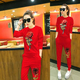 piece sets womens outfits korean two piece women top and pants fall 2022 fashion women clothing tracksuit long sleeve