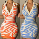 Sexy Straps Halter Sleeveless Sweater