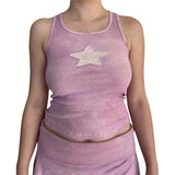 Fairy Grunge Tank Tops Summer Women Graphic T Shirts Sleeveless Harajuku Tee 2000s Aesthetic Clothes E Girl Vest