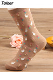 Autumn Women Socks Cartoon Animal Cute Sheep Cow Socks for Girls Warm Cotton Sock for Ladies Christmas
