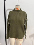 New Color Splicing Wiring Design Casual Knitting Shirt Simple Light Short Thin Breathable