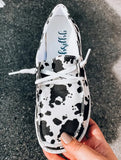 Women's Sneakers Fashion Leopard Print Canvas Shoes Ladies Slip On Walking Shoes Female Plus Size Flat