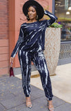 Print Casual Shirt and Pants
