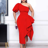 Women's Dress 2025 New Twill Open-Coated Loaf Dress Sexy