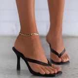 Sandals Women High Heels Fashion Wedges Flip Flops Shoes Ladies Slip on Mules Slides Slippers Summer Gladiator