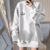 Toloer Cotton Autumn 2023 New Korean Version Loose Sleeve Long Sleeve Hoodie Female Student Thin Coat Coat
