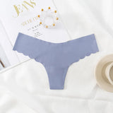 Thong Trousers Ice Silk Sexy Low-Waist Pure Lust Wind T-Pants Thin Invisible Ladies