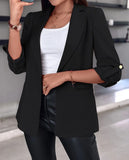 Explosion Autumn And Winter Long Sleeve Solid Color Cardigan Suitcase