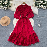 Age-Down Suit Women's Summer Ripe Wind Folded Back Cowboy Top + High Waist Thin