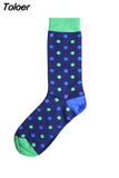Classical Colorful Men's Combed Cotton Socks High Quality Happy Business Socks Long Tube Wedding Gift socks for