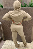 Winter Blank Hoody and Stack Pants 2 Piece