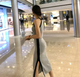 Size Summer Bodycon Dress Evening Female Vintage Party Oversize Sleeveless Beach Women Dresses Robe Vestido Maxi