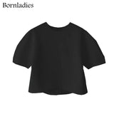 Skirt Suits Women Summer Two Piece Set Short Sleeve O-neck T Shirt + High Waist Long Pleated Skirt 2 Piece