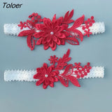 Sexy Women Bow Leg Ring Lingerie Lace Garter Belt Leg Loop Wedding Garters Bridal Female Cosplay Thigh Ring Stocking