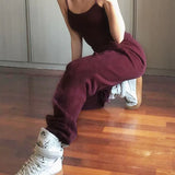 Rockmore Harajuku Joggers Wide Leg SweatPants Women Trousers High Waist Pants Streetwear Korean Casual Sporting Pant Femme