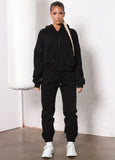 Casual Zipper Hoodes And Pant 2 Piece