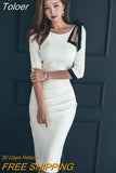 Elegant Women Evening Dress Chic Retro Hollow Folds Skinny Slim Slit Midi Party Club Gown Formal Lady Femme Mujer