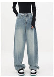 Light Blue Wash Baggy Boyfriend Jeans-Outfit