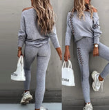 Women Jogger Winter Pants For Plus Size Top Sets Two Piece Set Women's 2022 Pants Suit Female Met Warm Tops