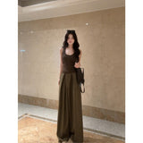 Girl Curry Sling Vest Women With A Small Sense Of Sleeveless Top Dress