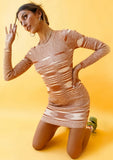 Casual Knitting Mini Bodycon