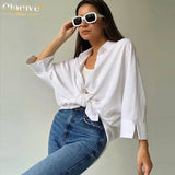 Fashion Yellow Linen Shirts Button Lapel Top Lady Loose Long Sleeve Oversized Shirt Womens Blouses Autumn Blusas