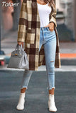 Coat Women Winter 2023 New Long Wool Coat High Quality Luxury Slim Fit Jacket Single Breasted Top Female Women's