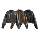 Women's Clothing Explosion Three-Color Retro Zipper