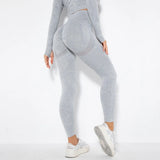 Sexy Women Leggings Bubble Butt Push Up Sports Workout Legging Slim High Waist Leggins Mujer Seamless Fitness